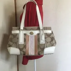 また、再お値引きしました！美品COACH コーチ トートバッグ