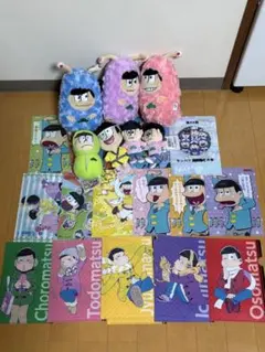 おそ松さん 松犬ぬいぐるみと一緒 6つ子6種セット クリアスタンド 