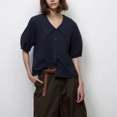 GU ビッグカラーブラウスのサムネイル