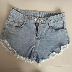 デニムショートパンツ M