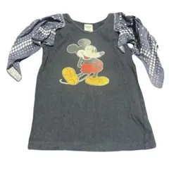 デニムダンガリー　コラボ　ミッキーマウス Tシャツ 130cm バンダナ柄