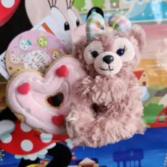 ディズニー ダッフィー フィルドウィズジョイ シェリーメイ ぬいぐるみバッジ