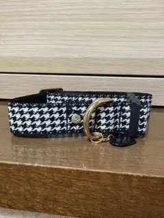 京子様専用♡千鳥格子リード３点　黄色１点