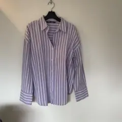 ZARA ストライプラシャツ XS