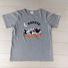 POPEYE　ポパイ　半袖Tシャツ　グレー　Lのサムネイル