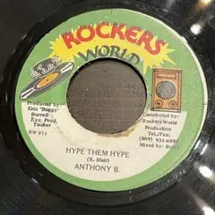 ジャパレゲ ANTHONY B 7インチ レコード レゲエ 日本人レーベル