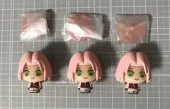 ◆未使用◆ NARUTO ころんとあっぷマスコット 春野サクラ 3個セット