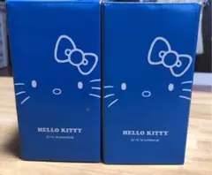 ハローキティガラスタンブラー2個セット　ローソン