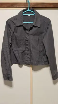 【2点セット】GUジャケット &リバーシブルチェック柄アウター