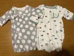 【肌着一体型】バースデイ　2wayオール セット