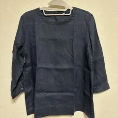 無印良品　リネンブラウス