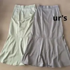 ur's サテンマーメイドマキシスカートのサムネイル