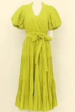 未使用品　紙タグ3枚付 SNIDEL コットンカシュクールワンピース　インナー付