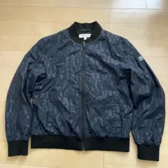 美品！カルバンクライン ジーンズ 総柄 ジャケット MA-1 ボンバー ck