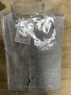 新品☆ミキハウス ホットビスケッツ　接結天竺カーディガン S(70-80)