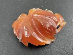 M7677 天然石　帯留め　ヴィンテージ アクセサリー