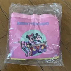 新品・匿名配送　東京ディズニーリゾート　カプセルトイ　エコバッグ　ピンク