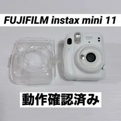 チェキ FUJIFILM instax mini11 ホワイト 動作品 カメラ