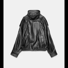 完売品！ZARA フェイクレザージャケット S ブラック 今期新作⭐︎ 完売品⭐︎ZARA フェイクレザージャケット L ブラック 今期新作 - メルカリ
