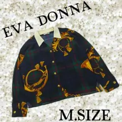 r7〚EVA DONNA〛 長袖シャツ タータンチェック柄 Mサイズのサムネイル