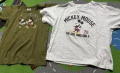 エフオーキッズ しまむら ミッキーTシャツ2枚セット 120のサムネイル