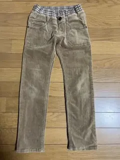 3can4on コーデュロイ長ズボン130センチ