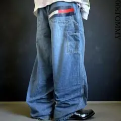 00s TOMMY HILFIGER ペインターデニムパンツ W29L30