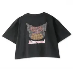 サンリオ クロミ 日焼けクロミ 半袖 Tシャツ ブラックのサムネイル