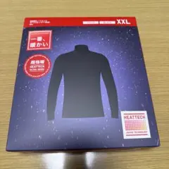 新品　超極暖HEATTECH タートルネック　　ブラック XXL