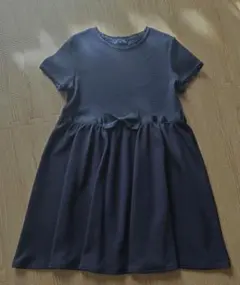 ショパン 半袖ワンピース ネイビー 130 発表会 CHOPIN