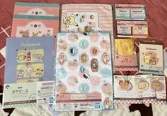 ポケピース　Poképeace 一番くじ　ステーショナリー　ラバーチャーム　他