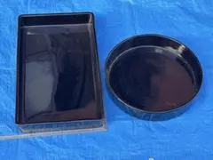 嵯峨御流 丸水盤 角水盤 【お稽古用向け】のサムネイル