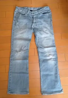 T-Blood by TENORAS ティノラス スタッズ付きダメージデニムM