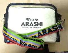 We are ARASHI ホワイト クリアショルダーバッグ ポーチ - メルカリ