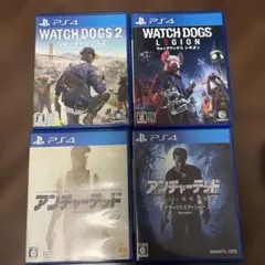 PS4 ゲームソフト 4本セット