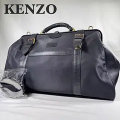 美品 ケンゾー ボストンバッグ 2way ダレスバッグ ナイロン ブラック