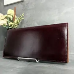 未使用級 タグ付き✨FUJITAKA コードバン 長財布 馬革 ロング