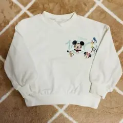 Disney 100周年記念 トレーナー ホワイトのサムネイル
