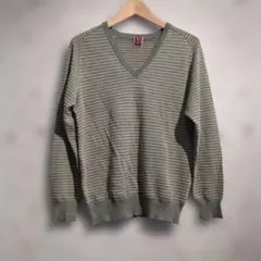 90s emanuel ungaro paris Vネックニット ボーダー Mのサムネイル
