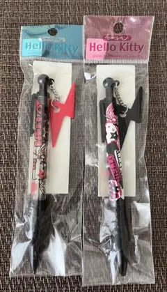 ロックキティ シャープペン ボールペン2本セット
