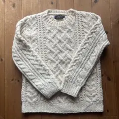 relume ケーブルニット S ウール100%