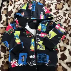 BABYDOLL★総柄トイストーリージャージジャケット