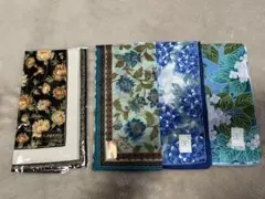 綿100% ハンカチ4枚セット KENZO他