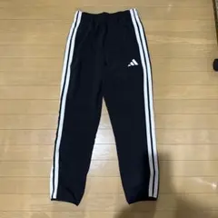 adidas 黒 3本ライン ジャージパンツ