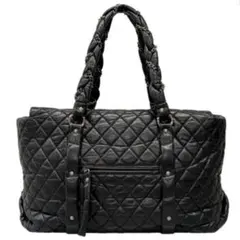 26万→美品級*シャネル■ココマーク マトラッセ チェーン ショルダーバッグ■黒