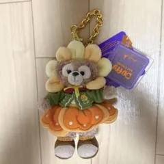 ダッフィシェリーメイ香港ディズニーキーホルダーセット＾＾ 2518☆正規品】シェリーメイ デニム ぬいぐるみキーホルダー