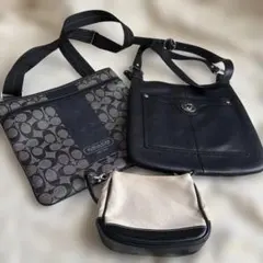 COACH ショルダーバッグ 2点おまとめ　おまけ付き