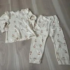 カップケーキ柄 ベビーパジャマ 110