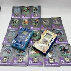 デジモンアクセル D103-N-3 本体 カード3枚セット液晶音問題無し　当時物 デジモンアクセル D103-N-3 本体 カード3枚セット液晶音問題無し 当時