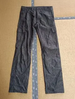 MEN'S MELROSE 綿麻 カーゴパンツ Lサイズ(表記3) グレー系のサムネイル